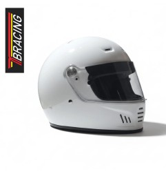Capacete integral TB Racing FIA 8859-2015 branco
