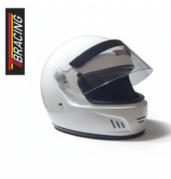 Capacete integral TB Racing FIA 8859-2015 branco | Rodiauto Sport