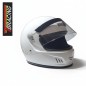 Capacete integral TB Racing FIA 8859-2015 branco