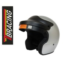 Casco jet TB Racing FIA 8859-2015 Snell SA2020 plata | Rodiauto Sport