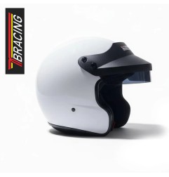 Casco jet TB Racing FIA 8859-2015 blanco