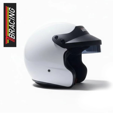 Casco jet TB Racing FIA 8859-2015 blanco