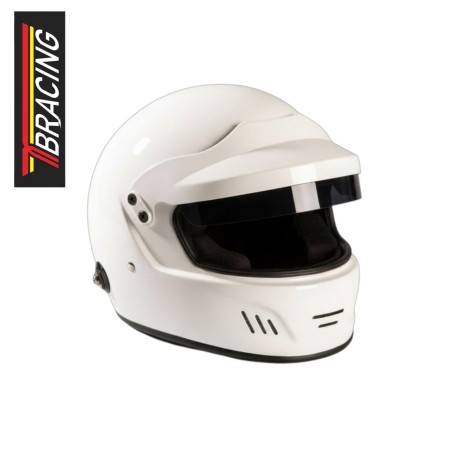 Capacete TB Racing Touring FIA 8859-2015 branco | Rodiauto Sport
