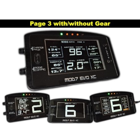 Dashboard MOD7 EvoXC UltiMax CAN bus