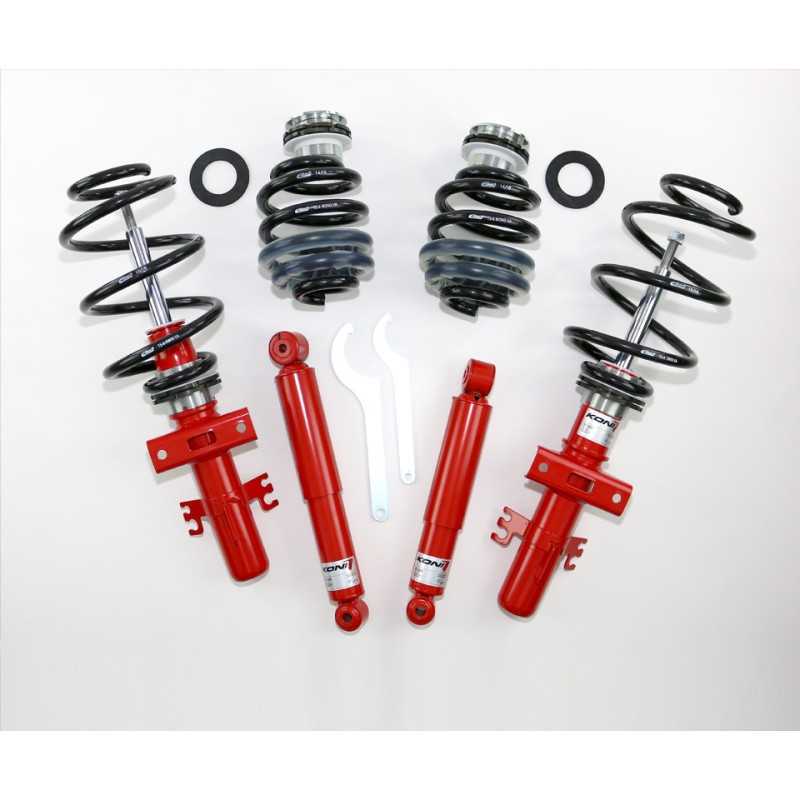 Suspensão roscada TWIN-ADJUST-PROJEKT TIEF VW T5, T6 e T6.1 sem DCC Suspensão roscada TWIN-ADJUST-PROJEKT TIEF VW T5, T6 e T6.1 sem DCC