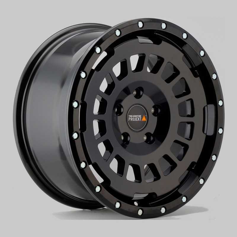 Twin Monotube Projekt AT 8x17 satin black wheel VW T5 / T6 / T6.1 / Amarok