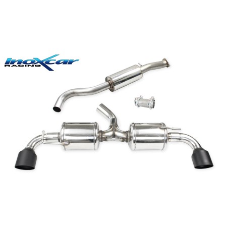 Inoxcar CATBACK.TOYA.06.10CBLACK Toyota Yaris GR 1.6 (261CV) | Rodiauto Sport