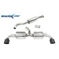 Inoxcar Escape catback Ø100 BLACK CERAMIC Toyota Yaris GR 1.6 (261CV) CATBACK.TOYA.06.10CBLACK