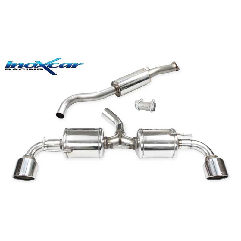 Inoxcar Escape catback Ø110 X-RACE Toyota Yaris GR 1.6 (261CV) CATBACK.TOYA.06.XR11