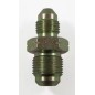 Adaptador Macho 3/8 x 24 JIC - Macho Metrico 10 x 1.00 Convexo Acero 