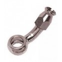 Banjo 45º para Tornillo 3/8 y 10 mm acero cincado Reusable 600-03