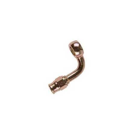 Banjo 90º para Tornillo 3/8 y 10 mm acero cincado Reusable 600-03