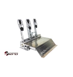 Inverted rally pedals