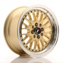 Japan Racing JR10 15x7 ET30 4x100/108 Gold w/Machined Lip