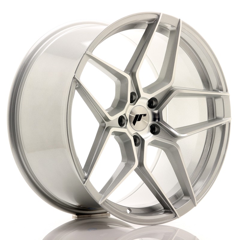 Japan Racing JR34 20x10 ET40 5x120 Silver Machined Face