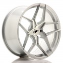 Japan Racing JR34 20x10 ET20-40 5H BLANK Silver Machined Face