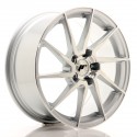 Japan Racing JR36 18x8 ET35 5x120 Silver Brushed Face