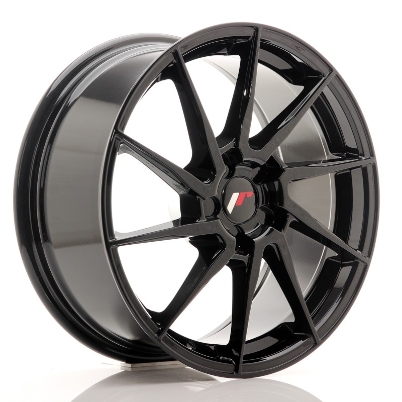 Japan Racing JR36 18x8 ET20-52 5H BLANK Gloss Black