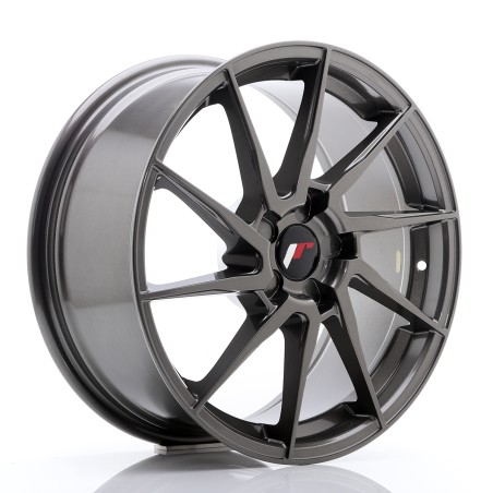 Japan Racing JR36 18x8 ET20-52 5H BLANK Hyper Gray