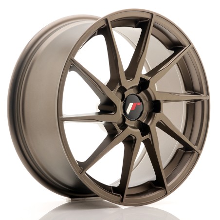 Japan Racing JR36 18x8 ET20-52 5H BLANK Matt Bronze