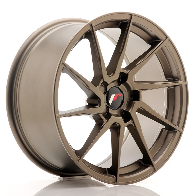 Japan Racing JR36 18x9 ET20-48 5H BLANK Matt Bronze