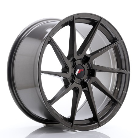 Japan Racing JR36 20x10 ET20-45 5H BLANK Hyper Gray