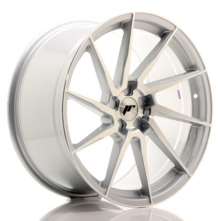 Japan Racing JR36 20x10 ET20-45 5H BLANK Silver Brushed Face