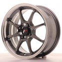 Japan Racing JR5 15x7 ET35 4x100 Gun Metal w/Machined Lip