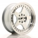 Japan Racing JR6 15x7 ET35 4x100/114 Silver Machined Face