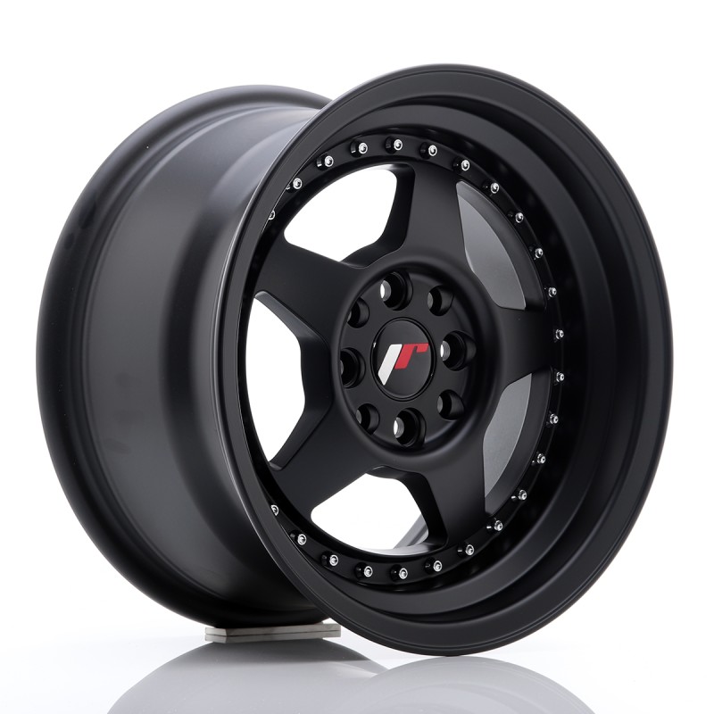 Japan Racing JR6 15x8 ET25 4x100/108 Matt Black