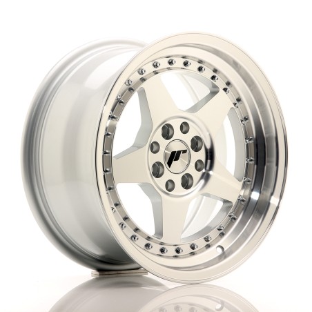 Japan Racing JR6 16x8 ET30 4x100/114 Silver Machined Face