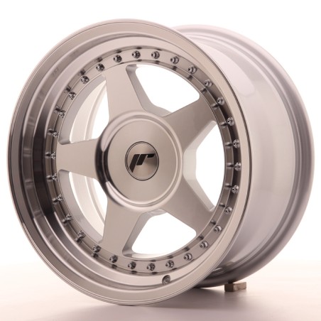 Japan Racing JR6 16x8 ET10-30 BLANK Silver Machined Face