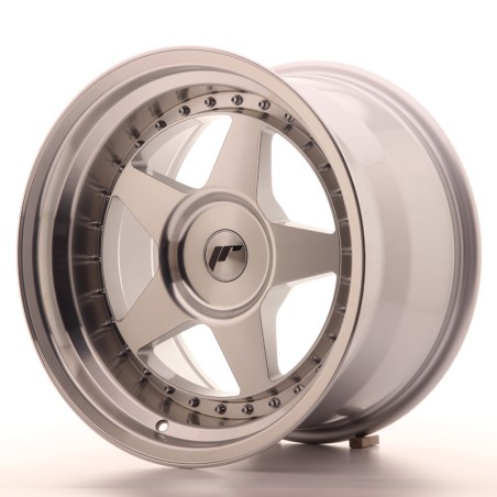 Japan Racing JR6 17x10 ET0-20 BLANK Silver Machined Face