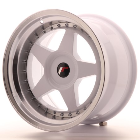 Japan Racing JR6 17x10 ET20 BLANK White w/Machined Lip