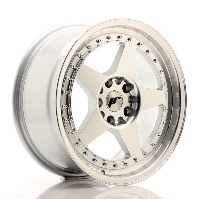 Japan Racing JR6 17x8 ET35 5x100/114 Silver Machined Face