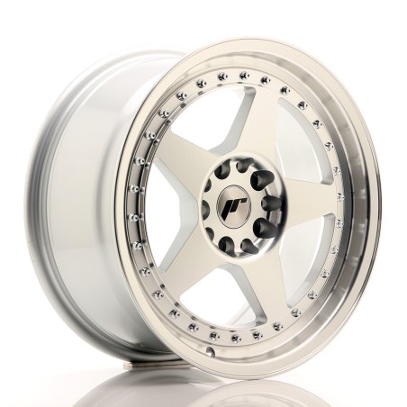 Japan Racing JR6 17x8 ET35 5x108/112 Silver Machined Face