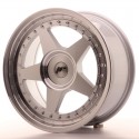 Japan Racing JR6 17x8 ET20-35 BLANK Silver Machined Face