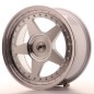 Japan Racing JR6 17x8 ET20-35 BLANK Silver Machined Face