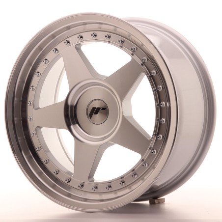 Japan Racing JR6 17x8 ET35 BLANK Silver Machined Face