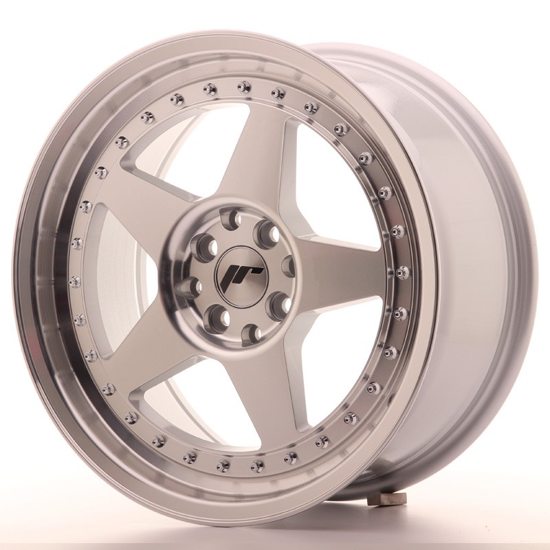 Japan Racing JR6 17x8 ET20 4x100/108 Silver Machined Face