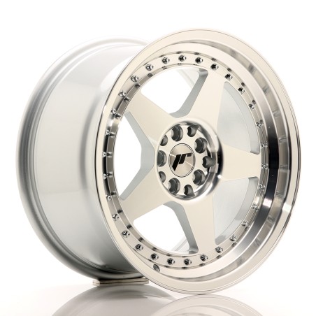 Japan Racing JR6 17x9 ET35 5x100/114 Silver Machined Face