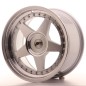 Japan Racing JR6 17x9 ET20-35 BLANK Silver Machined Face