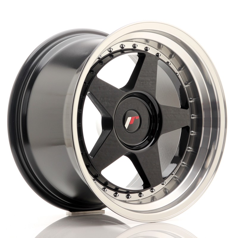 Japan Racing JR6 18x10,5 ET0-25 BLANK Gloss Black w/Machined