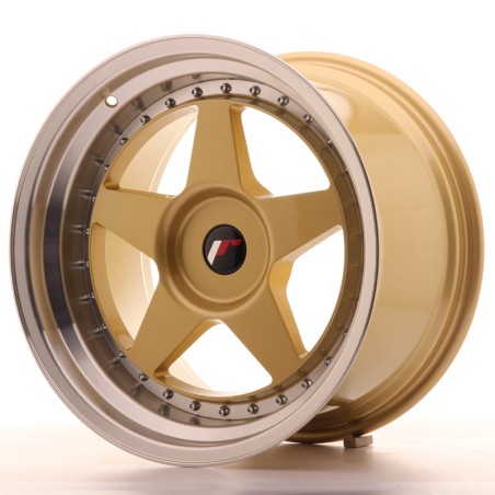 Japan Racing JR6 18x10,5 ET0-25 BLANK Gold w/Machined Lip