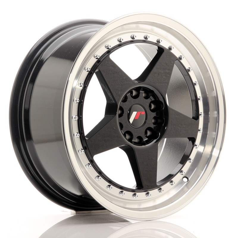 Japan Racing JR6 18x8,5 ET20-40 BLANK Gloss Black w/Machined