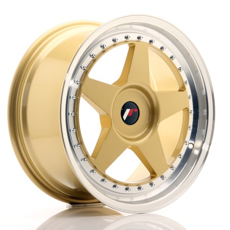 Japan Racing JR6 18x8,5 ET20-40 BLANK Gold w/Machined Lip