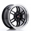 Japan Racing JR7 15x7 ET38 4x100/114 Gloss Black w/Machined Lip