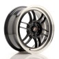 Japan Racing JR7 16x7 ET38 4x100/114 Gloss Black w/Machined Lip