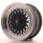 Japan Racing JR9 15x7 ET20 4x100/108 Gloss Black w/Machined Lip