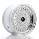 Japan Racing JR9 15x8 ET15 4x100/114 White w/Machined Lip